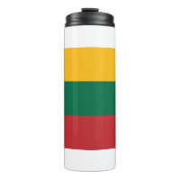 Paruline thermique avec drapeau de Lituanie