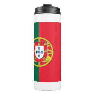 Bouteilles Isothermes Paruline thermique avec drapeau du Portugal