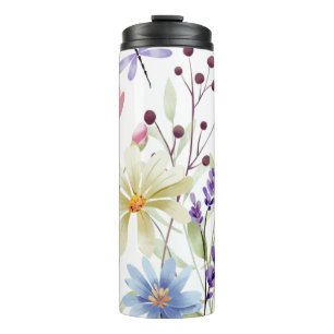 Bouteilles Isothermes Paruline thermique : Conception Fleur sauvage