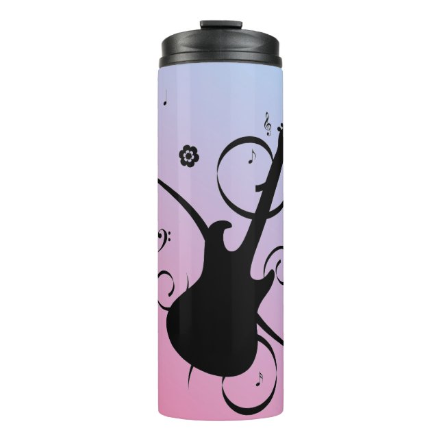 Bouteilles Isothermes Paruline thermique de guitare (Devant)