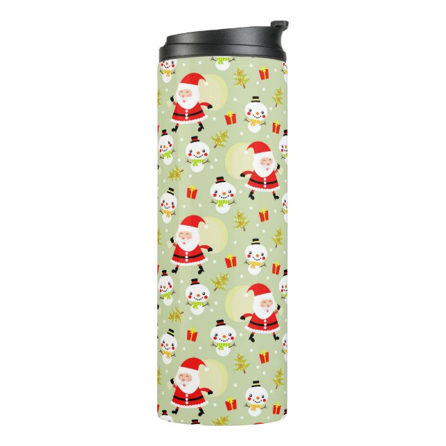 Bouteilles Isothermes Paruline thermique de Noël (Tourné sur la gauche)