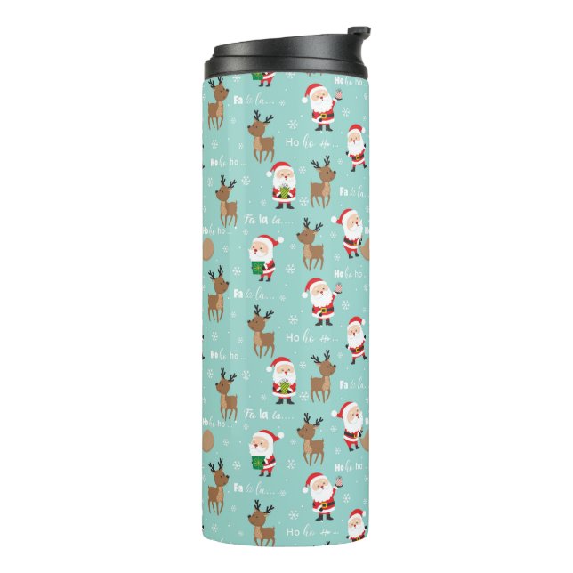 Bouteilles Isothermes Paruline thermique de Noël (Tourné sur la gauche)