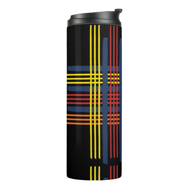 Bouteilles Isothermes Paruline thermique Tartan (Tourné sur la gauche)