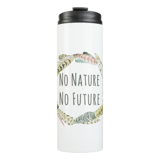 Bouteilles Isothermes Pas de nature, pas d'avenir (Devant)