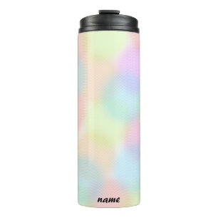 Bouteilles Isothermes Pastel arc-en-ciel coloré Motif circulaire géométr