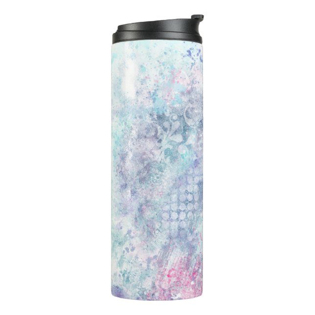 Bouteilles Isothermes Pastel Art Abstrait (Tourné sur la gauche)