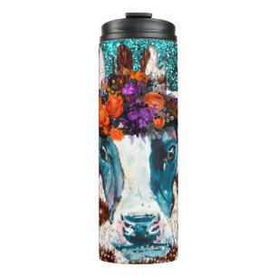 Bouteilles Isothermes Pastel Colors Heifer Cow
