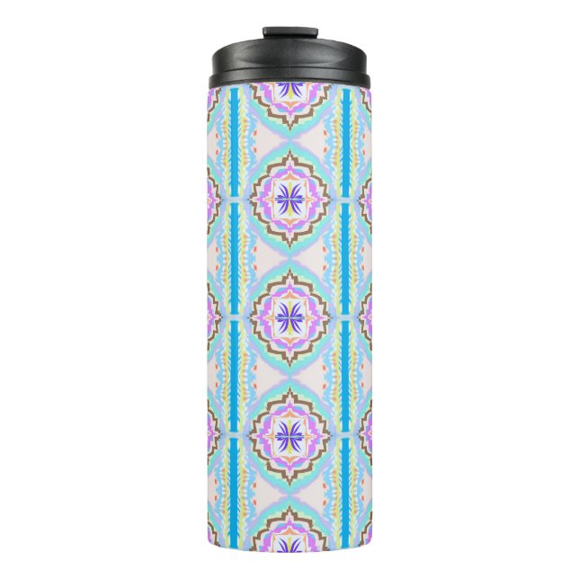Bouteilles Isothermes Pastel Dream Boho Geometric Kaleidoscope (Devant)