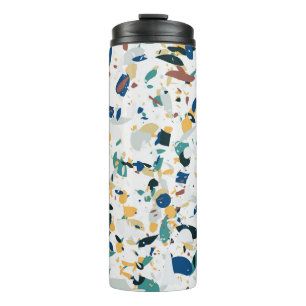 Bouteilles Isothermes Pastel Terrazzo : Motif Abstrait moderne.