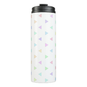 Bouteilles Isothermes Pastel Triangles Motif Multicolor