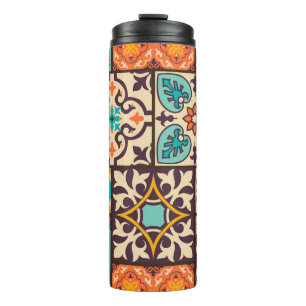 Bouteilles Isothermes Patchwork coloré Islam Motifs Carrelage