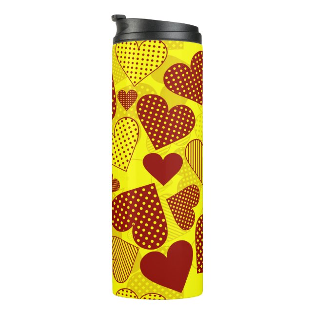 Bouteilles Isothermes 'Patchwork Hearts' Tumbler (Tourné sur la droite)