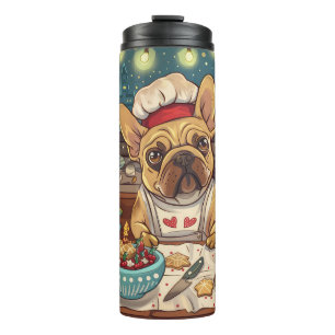 Bouteilles Isothermes Pâtisserie de vacances pour Bouledogue français : 