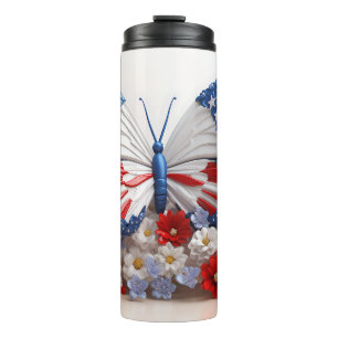 BOUTEILLES ISOTHERMES PATRIOTIQUE ROUGE BLANC BLEUE USA BOUTTERFER