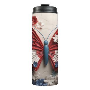 BOUTEILLES ISOTHERMES PATRIOTIQUE ROUGE BLANC BLEUE USA BOUTTERFER