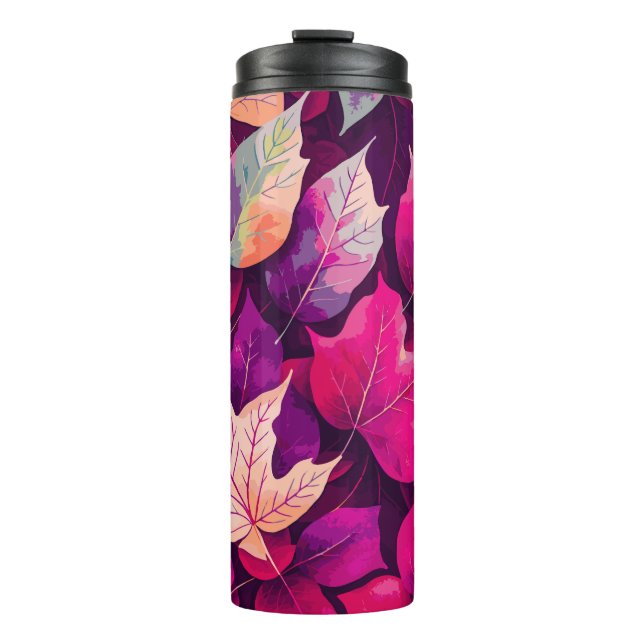 Bouteilles Isothermes Pattern de Colorful Autumn Leaves (Devant)