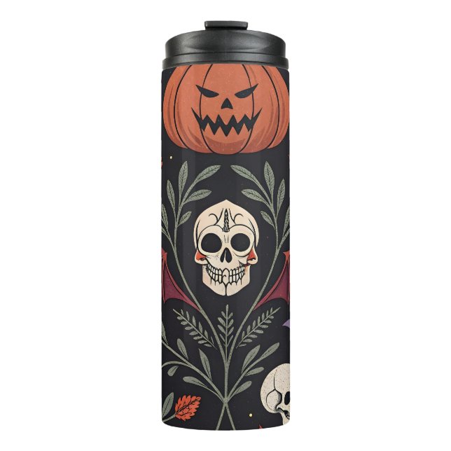 Bouteilles Isothermes Pattern d'Halloween (Devant)