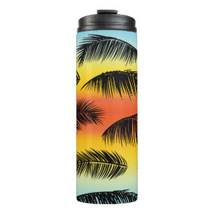 Bouteilles Isothermes Paume tropicale feuille motif