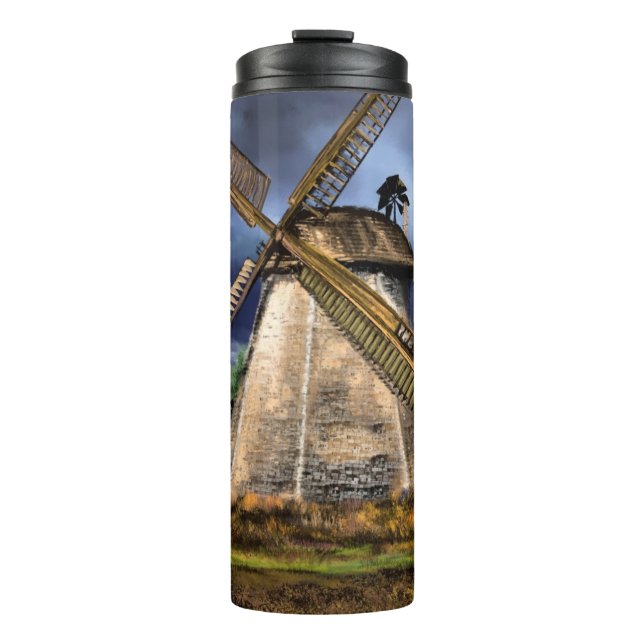 Bouteilles Isothermes Pays-Bas Windmill Paysage Thermal Tumbler (Devant)