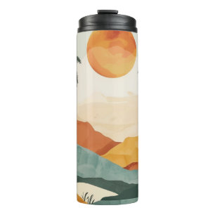 Bouteilles Isothermes Paysage Abstrait de Boho (16)