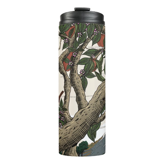 Bouteilles Isothermes Paysage d'arbres fruitiers (Devant)