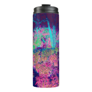Bouteilles Isothermes Paysage Impressionniste Violet et Rose Chaud