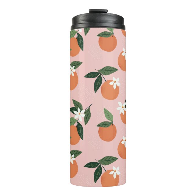 Bouteilles Isothermes Peach Orange Juice Motif (Devant)