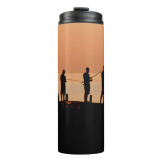 Bouteilles Isothermes Pêche au coucher du soleil