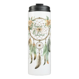 Bouteilles Isothermes Pêcher Floral Green Dream Catcher Paix