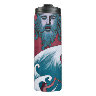 Bouteilles Isothermes Peinture à l'huile de Neptune Crimson