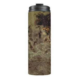 Bouteilles Isothermes Peinture abstraite Brown et noire