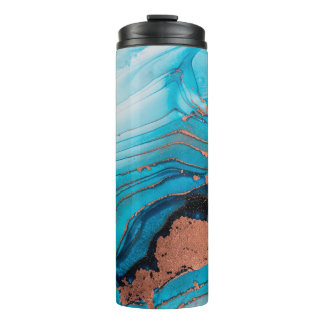 Bouteilles Isothermes Peinture abstraite de luxe en encre d'alcool