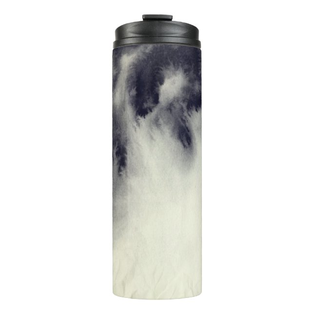 Bouteilles Isothermes Peinture abstraite d'encre sur la texture de (Devant)
