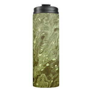 Bouteilles Isothermes Peinture abstraite verte