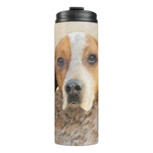 Bouteilles Isothermes Peinture américaine anglaise sur pilon - Chien Art