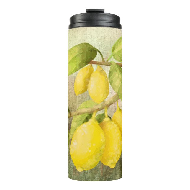 Bouteilles Isothermes Peinture de citrons (Devant)