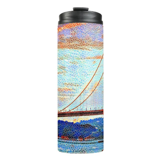 Bouteilles Isothermes Peinture de golden gate bridge (Devant)