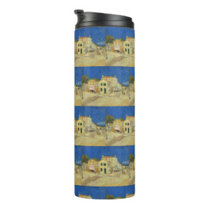 Bouteilles Isothermes Peinture de la Maison Jaune avec Ciel Bleu de Van 