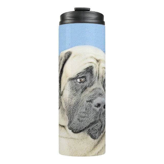 Bouteilles Isothermes Peinture Mastiff (Fawn) anglaise - Art Chien origi (Devant)