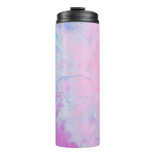 BOUTEILLES ISOTHERMES PEINTURE PASTEL ET BLEU (Devant)