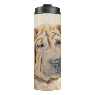 Bouteilles Isothermes Peinture Shar Pei - Cute Original Chien Art