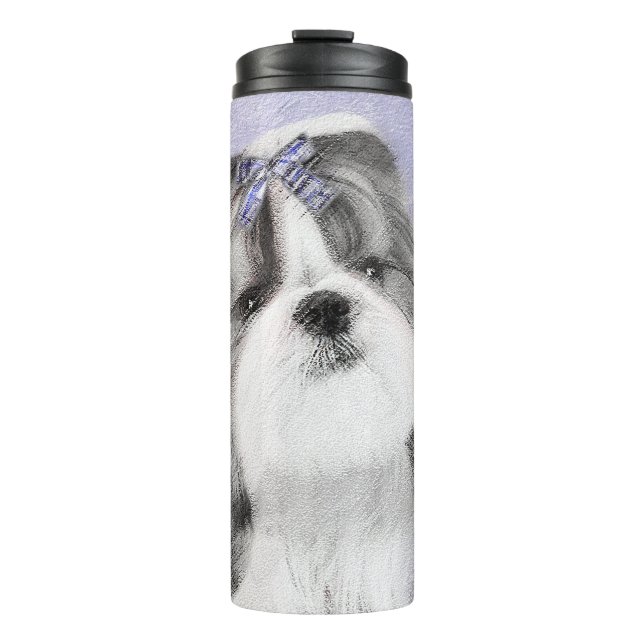 Bouteilles Isothermes Peinture Shih Tzu - Cute Original Chien Art (Devant)