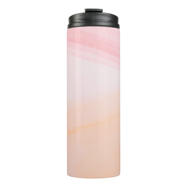 Bouteilles Isothermes Peintures rose et orange (Devant)
