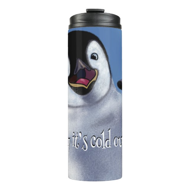 Bouteilles Isothermes Penguin d'hiver (Devant)