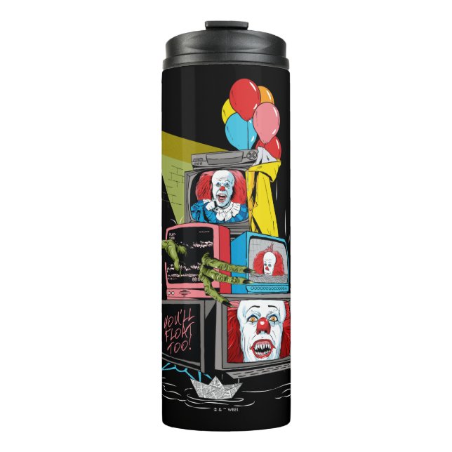 Bouteilles Isothermes Pennywise TV Stack classique - vous flotterez trop (Devant)