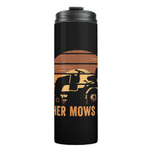 Bouteilles Isothermes Père Mows Meilleur soin de pelouse Papa Mowing Gar