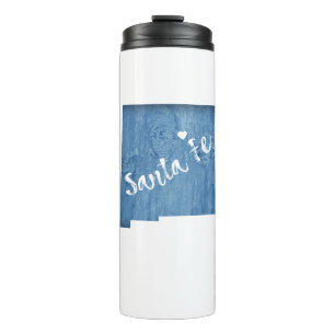 Bouteilles Isothermes Père Noël Fe Nouveau Mexique Grain de bois