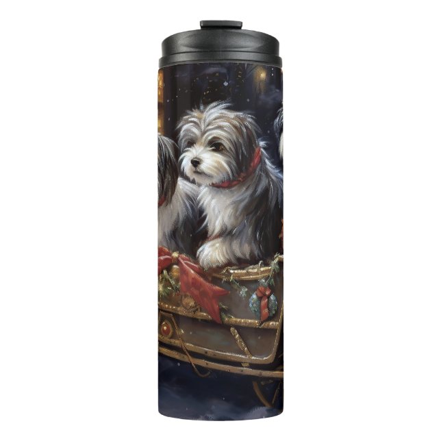 Bouteilles Isothermes Période des Fêtes de Noël Havanaise (Devant)