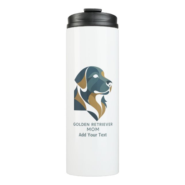 Bouteilles Isothermes personalised golden retriever Mom Thermal Tumbler (Devant)