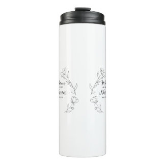 Bouteilles Isothermes Personalized Mom to Nana Year Wildflower Mug